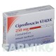 ЦИПРОФЛОКСАЦИН (CIPROFLOXACIN) 250 мг таблетки 10 шт - Ципрофлоксацин STADAPHARM
