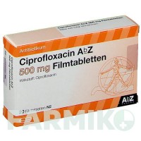 ЦИПРОФЛОКСАЦИН (CIPROFLOXACIN) 500 мг таблетки 20 шт - Ципрофлоксацин ABZ PHARMA
