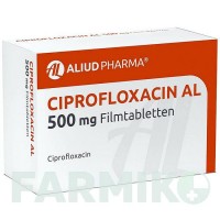 ЦИПРОФЛОКСАЦИН (CIPROFLOXACIN) 500 мг таблетки 28 шт - Ципрофлоксацин ALIUD PHARMA