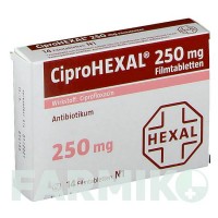 ЦИПРОГЕКСАЛ (CIPROHEXAL) 250 мг таблетки 14 шт - Ципрофлоксацин HEXAL