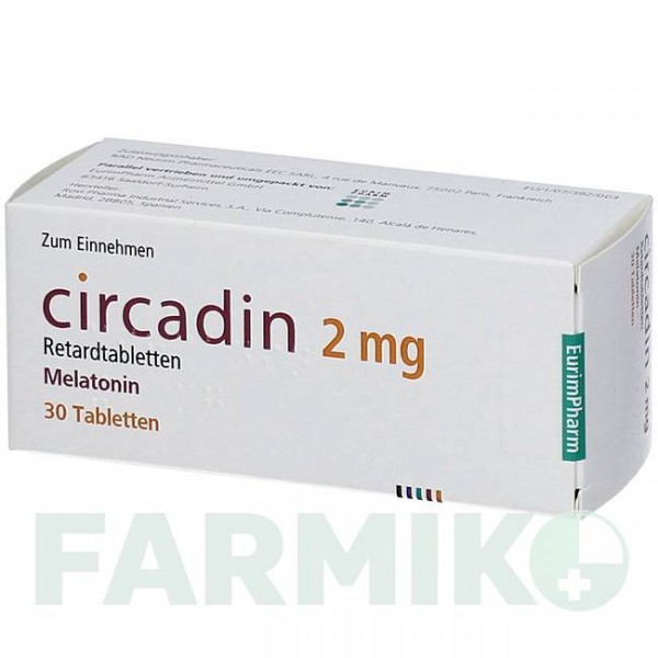 ЦИРКАДИН (CIRCADIN) 2 мг таблетки 30 шт - Мелатонин EURIMPHARM