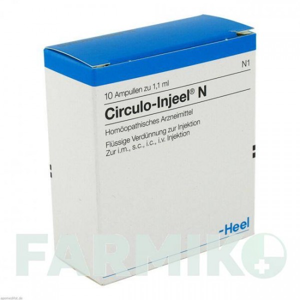 ЦИРКУЛО (CIRCULO) ампулы 10 шт - Гомеопатия BIOLOGISCHE HEILMITTEL HEEL