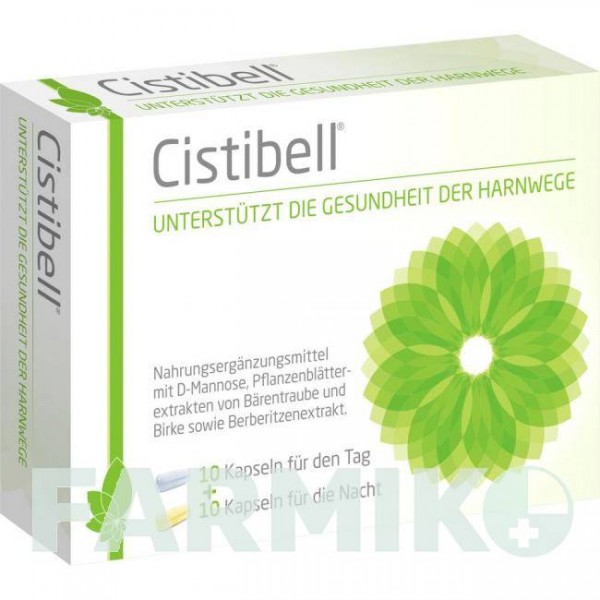 ЦИСТИБЕЛЛ (CISTIBELL) капсулы 2x10 шт - Активные вещества EXELTIS