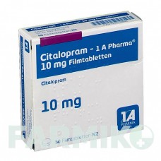 ЦИТАЛОПРАМ (CITALOPRAM) 10 мг таблетки 50 шт - Циталопрам 1 A PHARMA