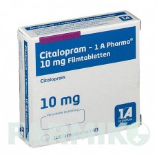 ЦИТАЛОПРАМ (CITALOPRAM) 10 мг таблетки 100 шт - Циталопрам 1 A PHARMA