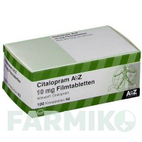 ЦИТАЛОПРАМ (CITALOPRAM) 10 мг таблетки 100 шт - Циталопрам ABZ PHARMA