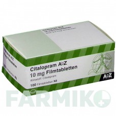 ЦИТАЛОПРАМ (CITALOPRAM) 10 мг таблетки 100 шт - Циталопрам ABZ PHARMA