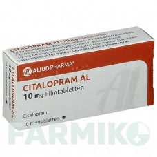 ЦИТАЛОПРАМ (CITALOPRAM) 10 мг таблетки 20 шт - Циталопрам ALIUD PHARMA