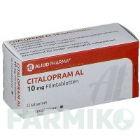 ЦИТАЛОПРАМ (CITALOPRAM) 10 мг таблетки 50 шт - Циталопрам ALIUD PHARMA