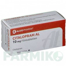 ЦИТАЛОПРАМ (CITALOPRAM) 10 мг таблетки 50 шт - Циталопрам ALIUD PHARMA