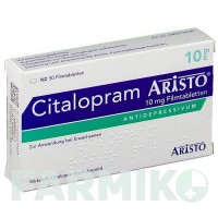 ЦИТАЛОПРАМ (CITALOPRAM) 10 мг таблетки 50 шт - Циталопрам ARISTO PHARMA