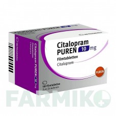 ЦИТАЛОПРАМ (CITALOPRAM) 10 мг таблетки 100 шт - Циталопрам PUREN PHARMA