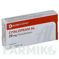 ЦИТАЛОПРАМ (CITALOPRAM) 20 мг таблетки 20 шт - Циталопрам ALIUD PHARMA