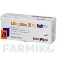 ЦИТАЛОПРАМ (CITALOPRAM) 20 мг таблетки 84 шт - Циталопрам HOLSTEN PHARMA