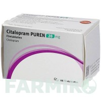 ЦИТАЛОПРАМ (CITALOPRAM) 20 мг таблетки 50 шт - Циталопрам PUREN PHARMA