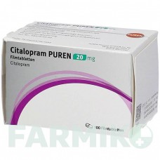 ЦИТАЛОПРАМ (CITALOPRAM) 20 мг таблетки 50 шт - Циталопрам PUREN PHARMA