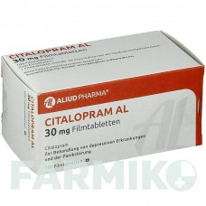 ЦИТАЛОПРАМ (CITALOPRAM) 30 мг таблетки 100 шт - Циталопрам ALIUD PHARMA