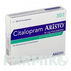 ЦИТАЛОПРАМ (CITALOPRAM) 30 мг таблетки 50 шт - Циталопрам ARISTO PHARMA