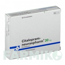 ЦИТАЛОПРАМ (CITALOPRAM) 30 мг таблетки 50 шт - Циталопрам NEURAXPHARM