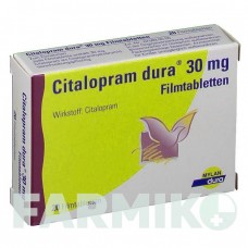 ЦИТАЛОПРАМ (CITALOPRAM) 30 мг таблетки 20 шт - Циталопрам VIATRIS