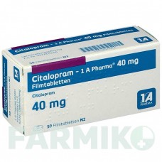 ЦИТАЛОПРАМ (CITALOPRAM) 40 мг таблетки 50 шт - Циталопрам 1 A PHARMA
