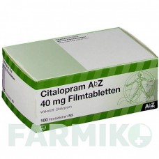 ЦИТАЛОПРАМ (CITALOPRAM) 40 мг таблетки 100 шт - Циталопрам ABZ PHARMA