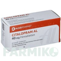 ЦИТАЛОПРАМ (CITALOPRAM) 40 мг таблетки 20 шт - Циталопрам ALIUD PHARMA