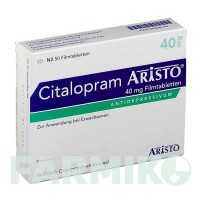 ЦИТАЛОПРАМ (CITALOPRAM) 40 мг таблетки 50 шт - Циталопрам ARISTO PHARMA