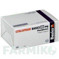 ЦИТАЛОПРАМ (CITALOPRAM) 40 мг таблетки 100 шт - Циталопрам BASICS
