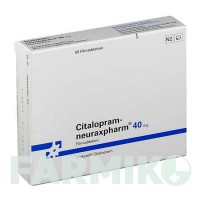 ЦИТАЛОПРАМ (CITALOPRAM) 40 мг таблетки 50 шт - Циталопрам NEURAXPHARM