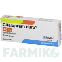 ЦИТАЛОПРАМ (CITALOPRAM) 40 мг таблетки 30 шт - Циталопрам VIATRIS