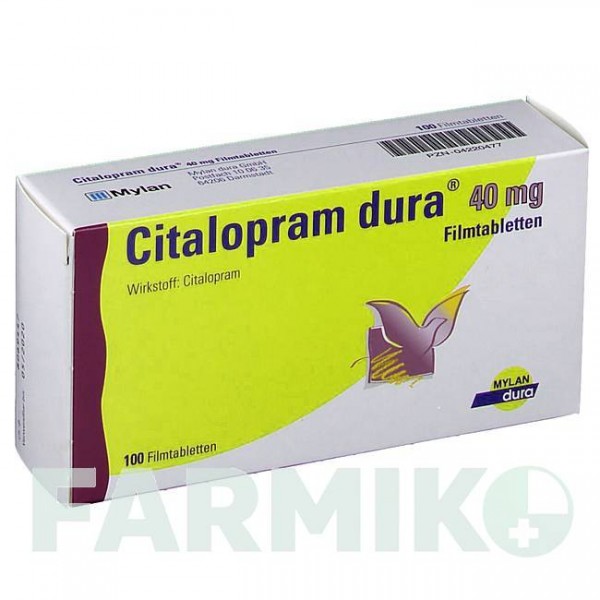 ЦИТАЛОПРАМ (CITALOPRAM) 40 мг таблетки 100 шт - Циталопрам VIATRIS