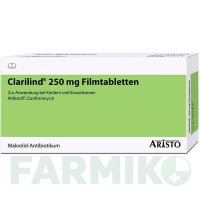 КЛАРИЛІНД (CLARILIND) 250 мг таблетки 12 шт - Кларитроміцин ARISTO PHARMA