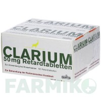 КЛАРИУМ (CLARIUM) 50 мг таблетки 200 шт - Пирибедил DESITIN