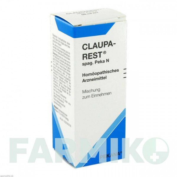 КЛАУПАРЕСТ (CLAUPAREST) капли 50 мл - Гомеопатия PEKANA NATURHEILMITTEL