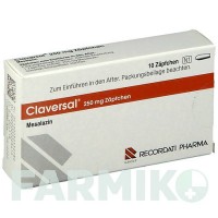 КЛАВЕРСАЛ (CLAVERSAL) 250 мг суппозитории 10 шт - Месалазин RECORDATI