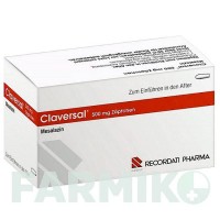 КЛАВЕРСАЛ (CLAVERSAL) 500 мг супозиторії 10 шт - Месалазин RECORDATI