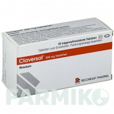 КЛАВЕРСАЛ (CLAVERSAL) 500 мг таблетки 50 шт - Месалазин RECORDATI