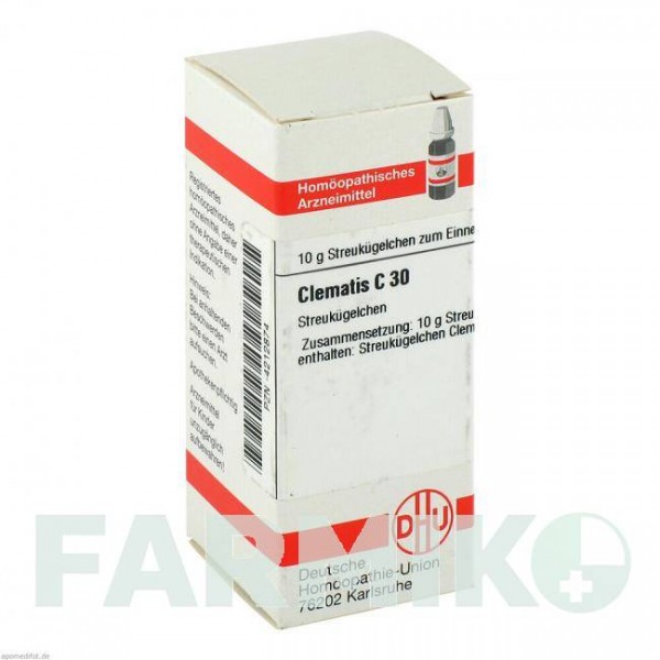 КЛЕМАТИС (CLEMATIS) C 30 глобули 10 г - Гомеопатия DHU