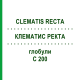 КЛЕМАТИС РЕКТА (CLEMATIS RECTA) C 200 глобули 0,5 г - Гомеопатія GUDJONS