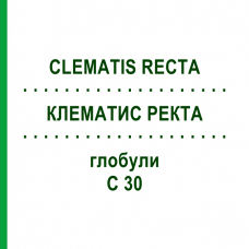 КЛЕМАТИС РЕКТА (CLEMATIS RECTA) C 30 глобули 0,5 г - Гомеопатія GUDJONS