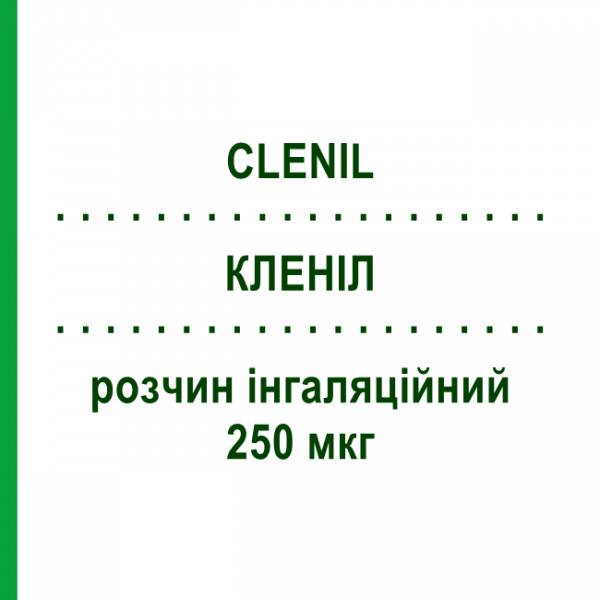 КЛЕНИЛ (CLENIL) 250 мкг раствор ингаляционный 200 доз - Беклометазон CHIESI