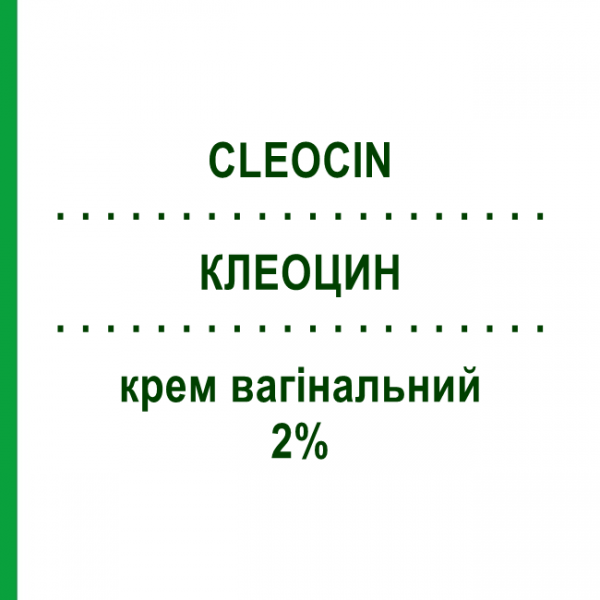 КЛЕОЦИН (CLEOCIN) 2% крем вагинальный 40 г - Клиндамицин PFIZER