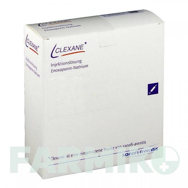 КЛЕКСАН (CLEXANE) 10000 МО 100 мг/мл розчин 20 шт - Еноксапарин DOCPHARM