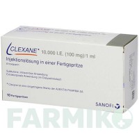 КЛЕКСАН (CLEXANE) 10000 МО 100 мг/мл розчин 10 шт - Еноксапарин KOHLPHARMA