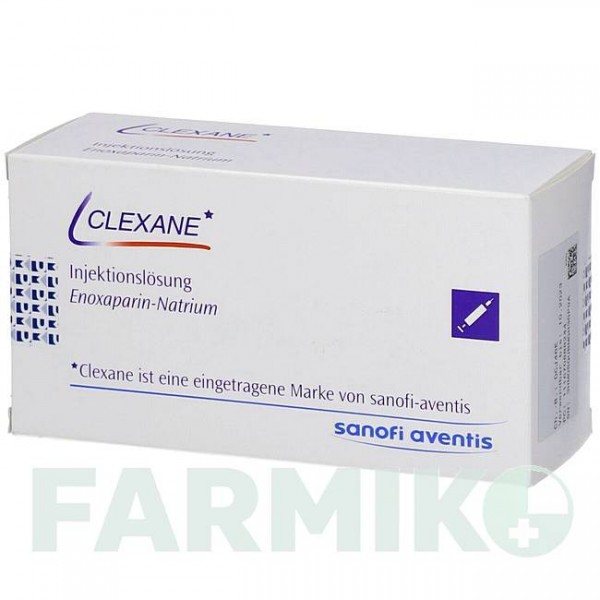 КЛЕКСАН (CLEXANE) 10000 МЕ 100 мг/мл раствор 10 шт - Эноксапарин MEDICOPHARM