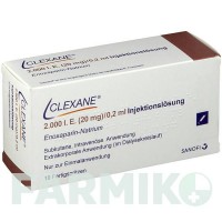 КЛЕКСАН (CLEXANE) 2000 МО 20 мг/0,2 мл розчин 10 шт - Еноксапарин DOCPHARM