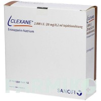 КЛЕКСАН (CLEXANE) 2000 МЕ 20 мг/0,2 мл раствор 10 шт - Эноксапарин EMRA-MED