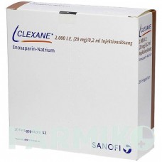 КЛЕКСАН (CLEXANE) 2000 МО 20 мг/0,2 мл розчин 20 шт - Еноксапарин EMRA-MED