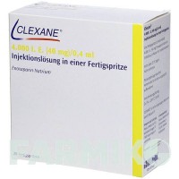 КЛЕКСАН (CLEXANE) 4000 МЕ 40 мг/0,4 мл раствор 20 шт - Эноксапарин ABACUS MEDICINE